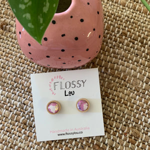 Small Flossy Wooden Studs